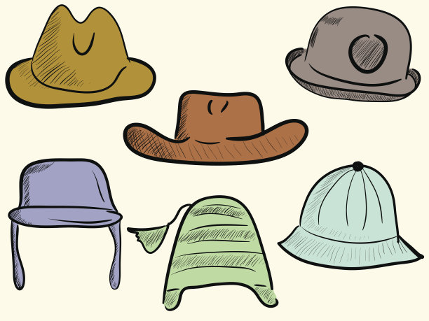 剪纸艺术的头饰图片下载