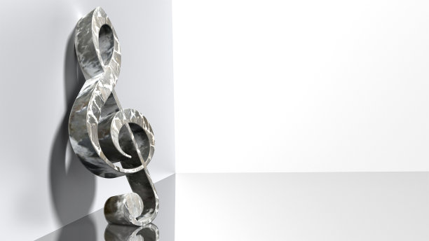 大理石的高音谱号图片下载