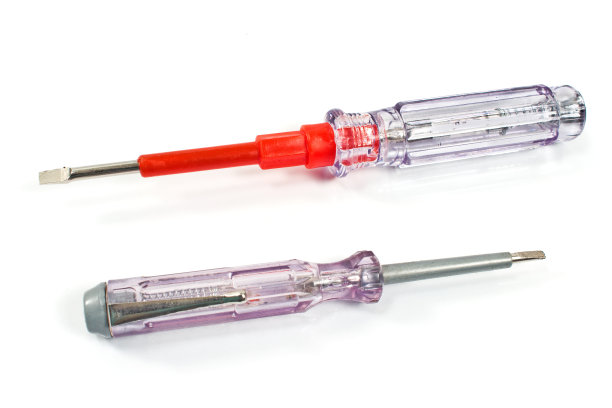 电气螺丝刀测试隔离白色图片下载