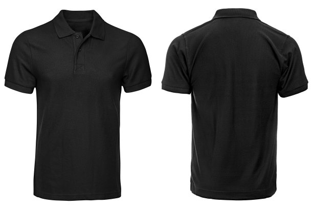黑色Polo衫，衣服图片下载