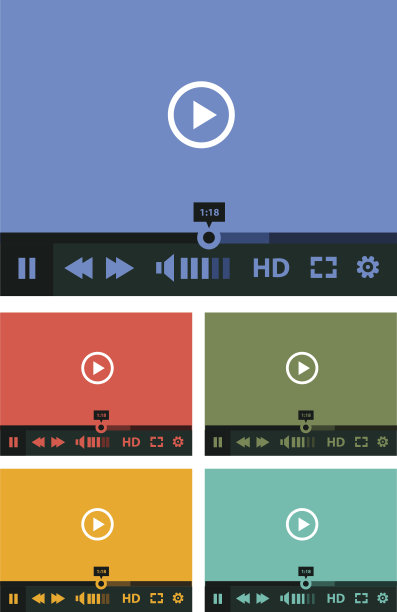 媒体播放器的模板图片下载