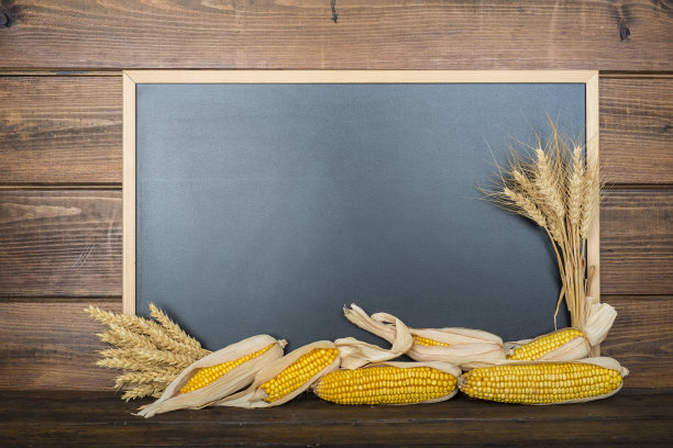 有抄写空间和麦片的黑板图片下载