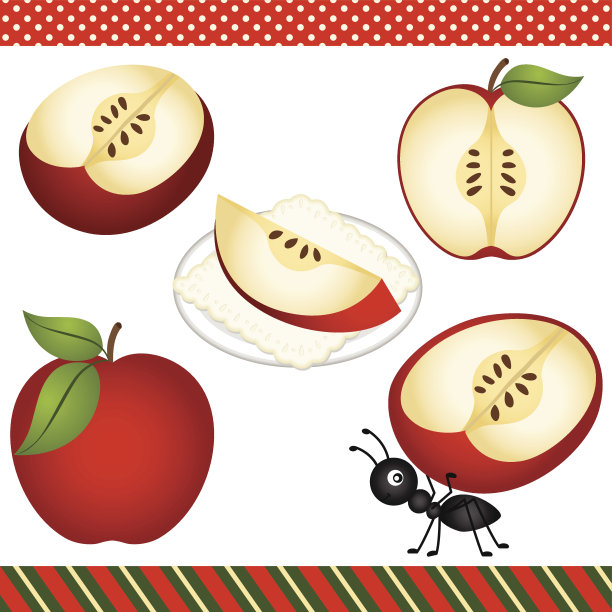 苹果数码剪纸艺术图片下载