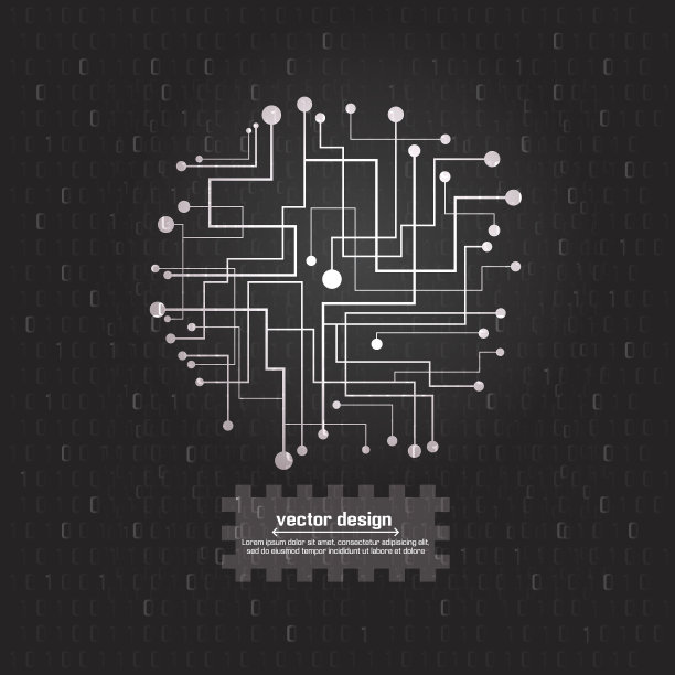 计算机线路板图形图片下载