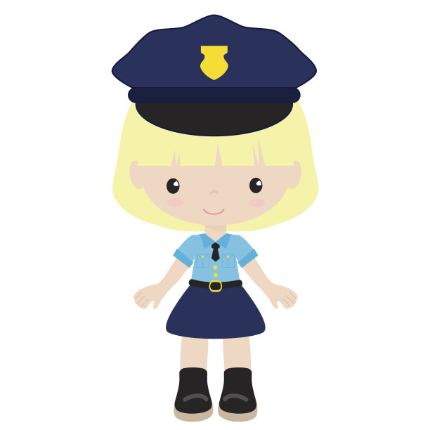 警官矢量图图片下载