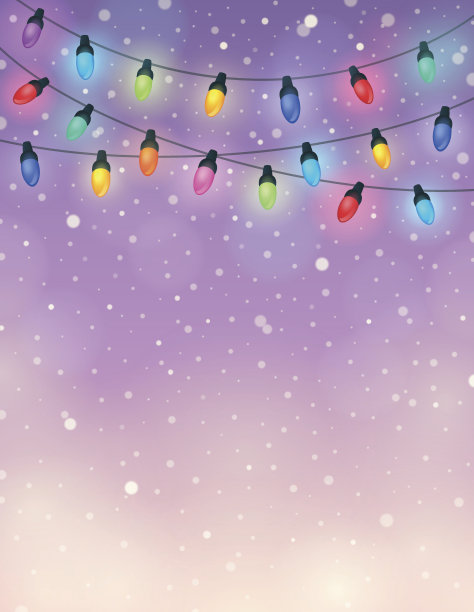 圣诞彩灯主题图7图片下载