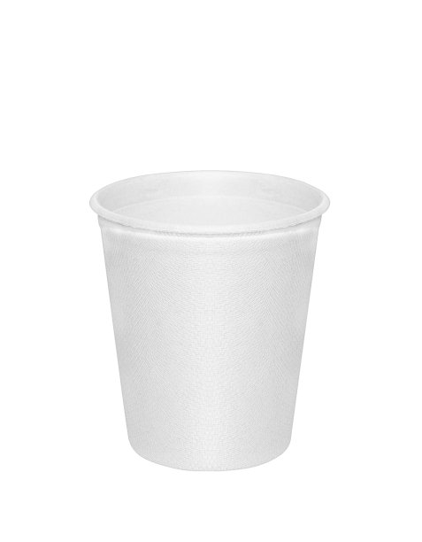 白色纸杯孤立在白色背景图片下载