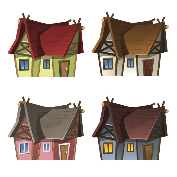 万圣节房屋设置图片下载