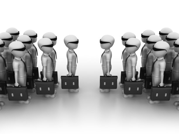 商人角色与公文包和眼镜图片下载