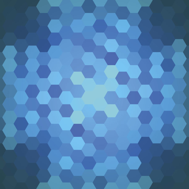 抽象彩色六边形背景图片下载