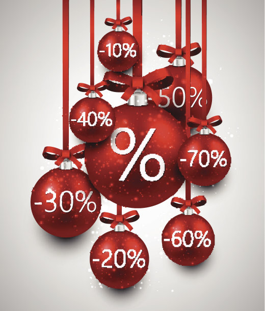 圣诞舞会的销售背景。图片下载