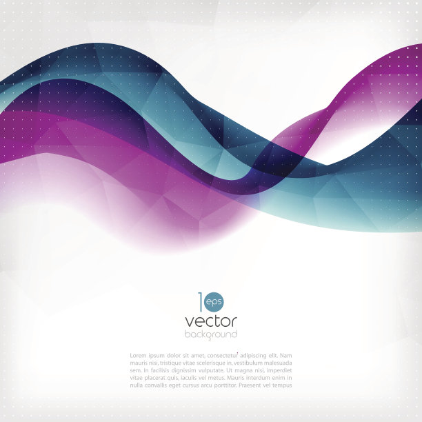 抽象透明波背景图片下载