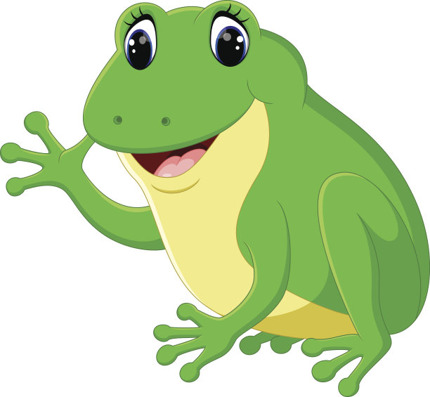 可爱的青蛙卡通图片下载