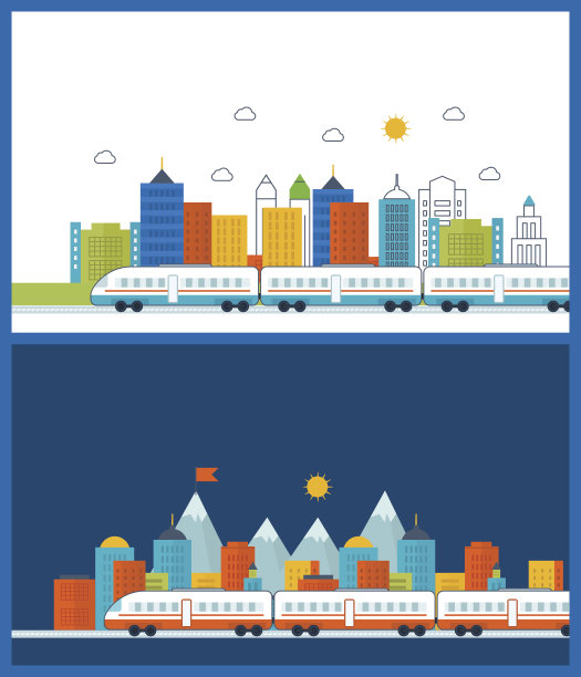 以城市为背景的火车图片下载