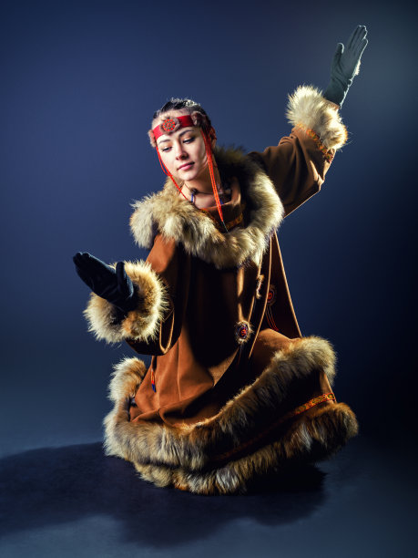 美丽的北方女孩。图片下载