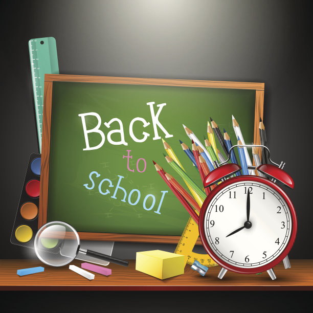 回到学校-矢量背景图片下载