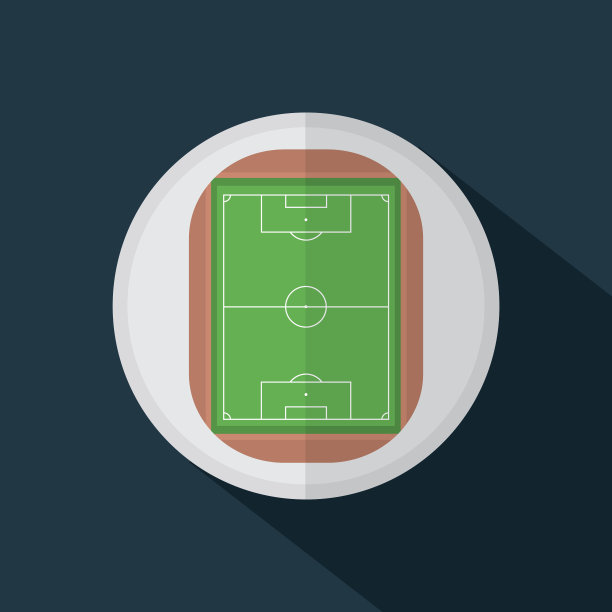 足球场俯视图。图片下载