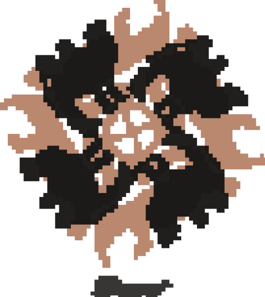 矢量沙漠心情刻分形出口构成。素材图片