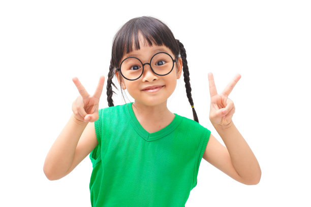 胜利的手势图片下载