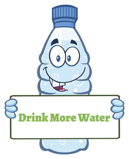 举着牌子的水瓶图片下载