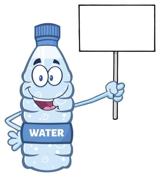 举着空白标志的水瓶图片下载