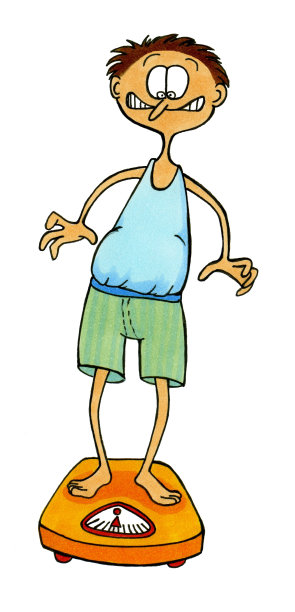 体重秤上的男人-节食漫画第2号图片下载