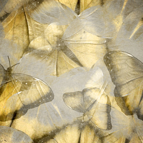 蝴蝶无缝图案图片下载