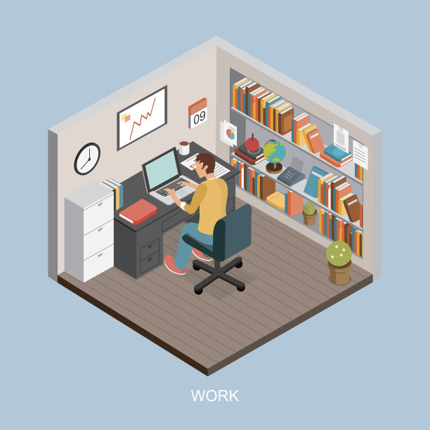 在家工作的概念图片下载