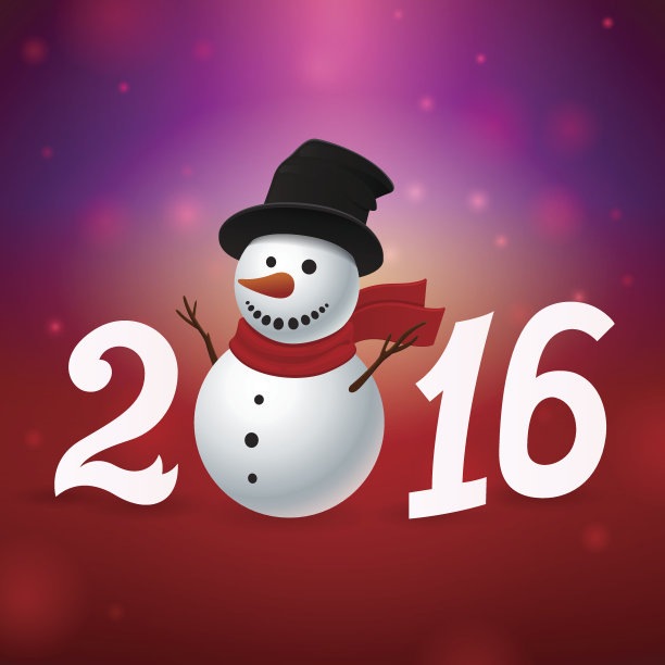 明信片和雪人图片下载