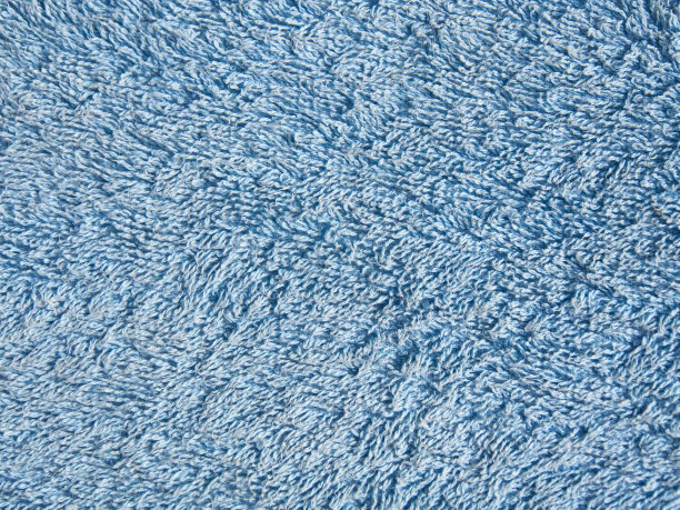 蓝色毛巾质地图片下载