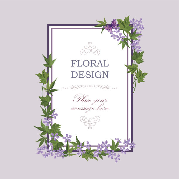花的背景。繁荣贺卡。花框架图片下载