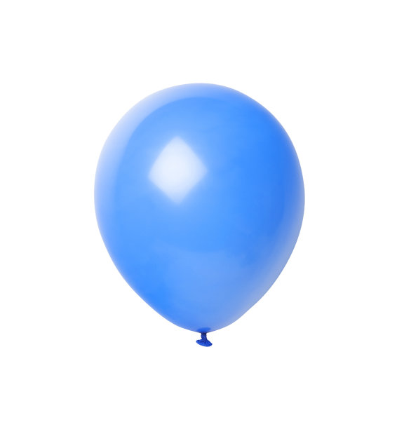 蓝色的气球图片下载