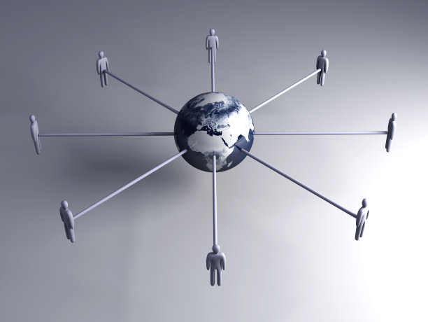 全球联系——欧洲，非洲图片下载