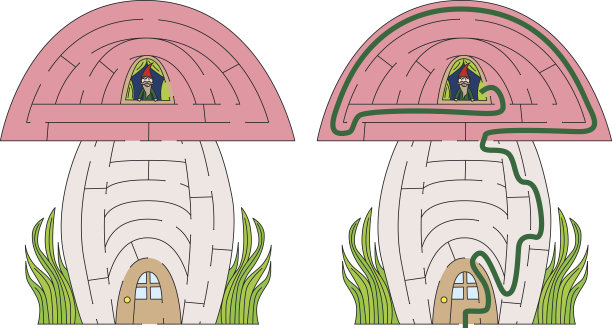 蘑菇迷宫图片下载