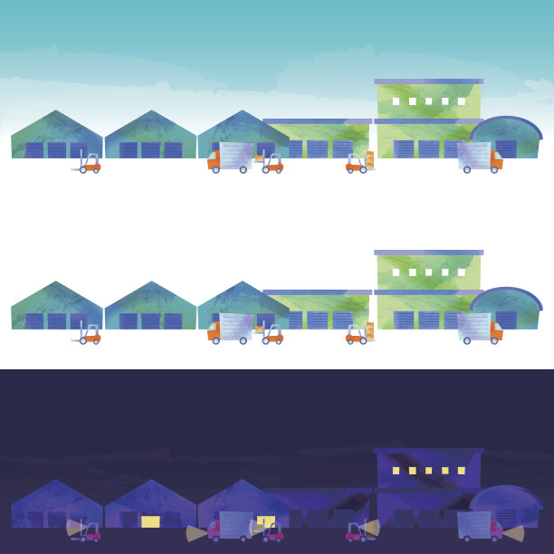 仓库区景观图片下载