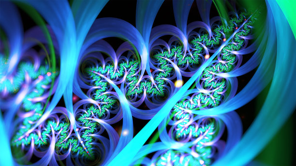 神奇的木头。摘要分形背景图片下载