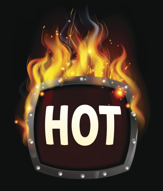 热燃烧的迹象图片下载