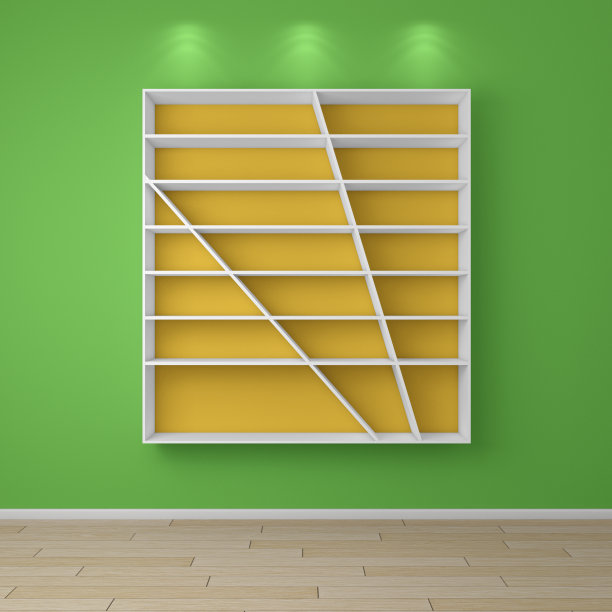 现代空书架图片下载