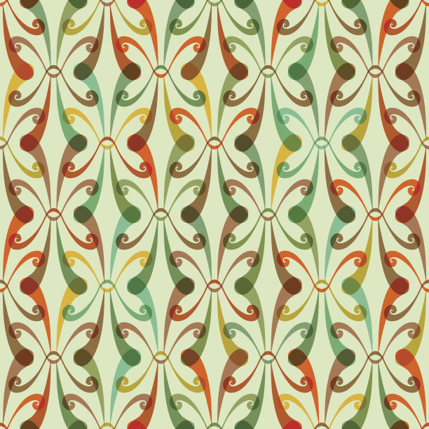 无缝的花卉图案素材图片