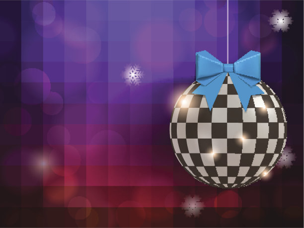 抽象发光圣诞舞会派对图片下载