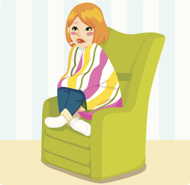 生病的女人图片下载