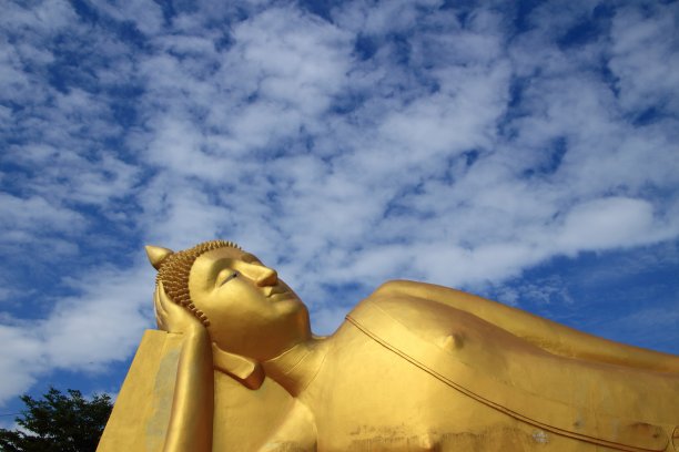 躺下佛图片下载