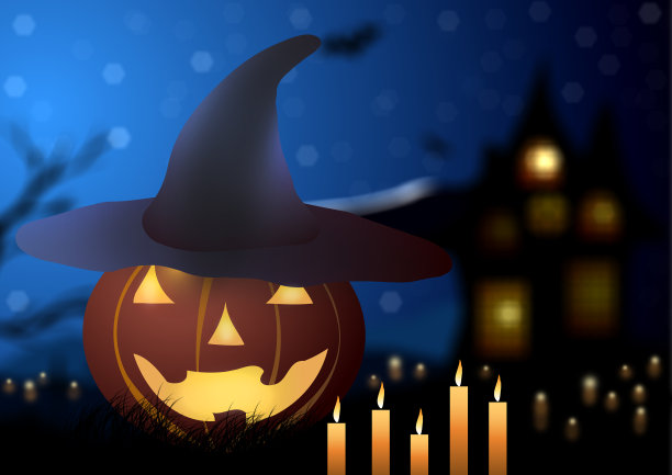 夜晚插画素材ID：163873570