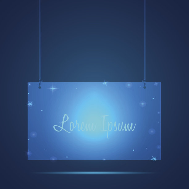 发光的标志说明图片下载