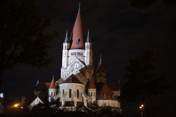 圣方济各阿西西教堂，维也纳图片下载