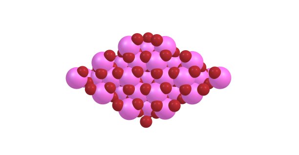 刚玉分子结构孤立于白色上图片下载
