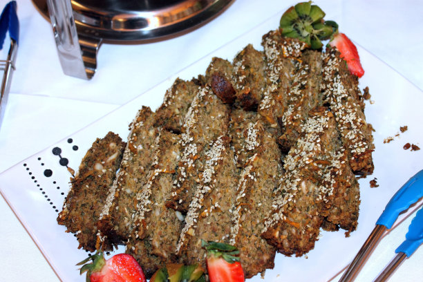 素食坚果面包图片下载