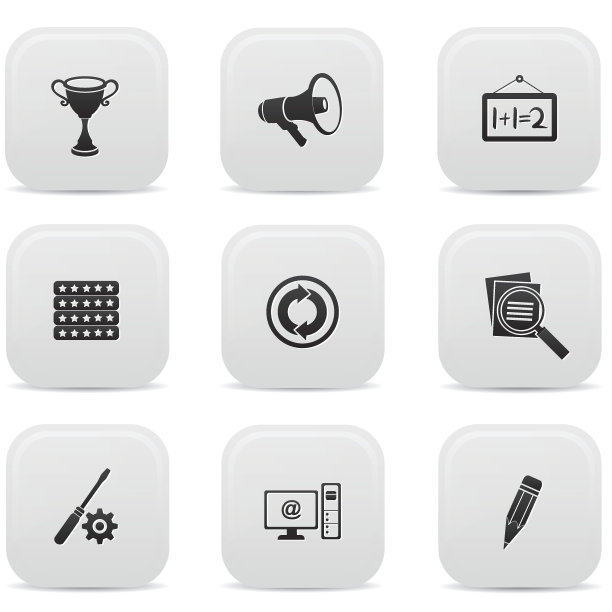 网页按钮,黑色版本图片下载