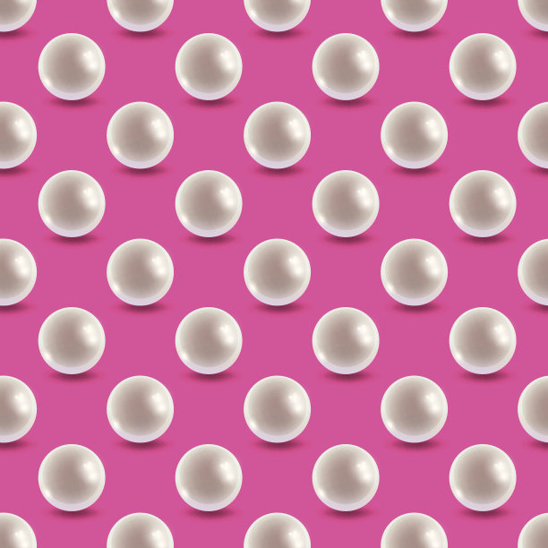 矢量珍珠瓦，无缝图案图片下载