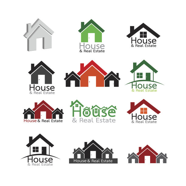 房地产图标集图片下载